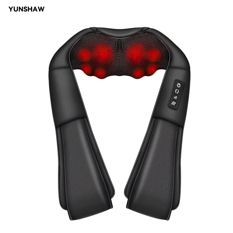 Ekmoey Nackenmassagegerät mit Wärmefunktion, Schwarz, Unisex - Bild 7