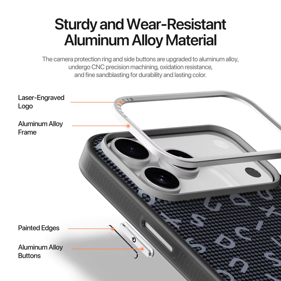 DUX DUCIS magnetische stoßfeste Handyhülle für iPhone 17 Air und iPhone 17 Pro Max mit Ganzkörperschutz in Multicolor - Bild 5