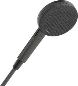 Hansgrohe Raindance Select EcoSmart Duschkopf in Brushed Black Chrome mit 3 Strahlarten und Anti-Kalk-Funktion, Durchmesser: 12,5 cm - Bild 1