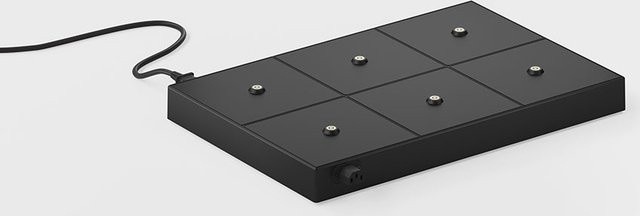 IP44 Multi Charging Base Ladestation in Schwarz aus Kunststoff - Bild 1
