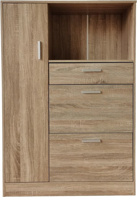 HTI-Living Küchenschrank Sonoma Blanca L in Weiß mit Schubladen und Regalfächern - Bild 1