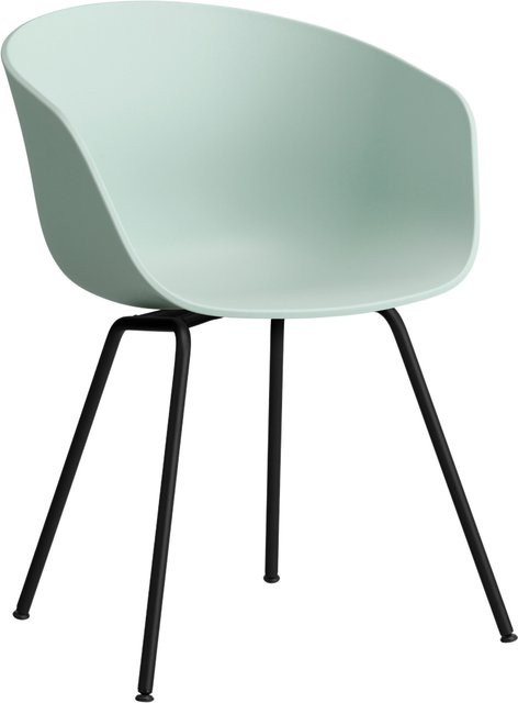 HAY About A Chair AAC 26 mit Armlehnen in Grün aus Polypropylen und Stahl im modernen Design - Bild 1