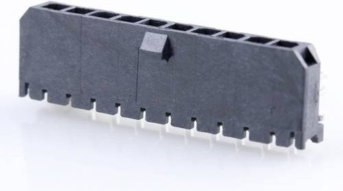 Molex Einbau-Stiftleiste Standard Schwarz 10 Polzahl Rastermaß 3.00 mm - Bild 1