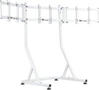 Thermaltake Triple Monitor Stand Snow Monitorhalterung für Racing Simulator Cockpit GR500, Farbe: Weiß, VESA: 75 x 75 mm - Bild 1