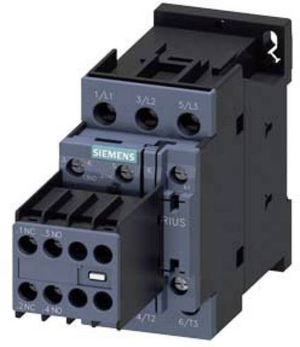 Siemens Leistungsschütz 3RT2023-1AN24 in Grau mit 3 Schließern für 690 V/AC - Bild 1