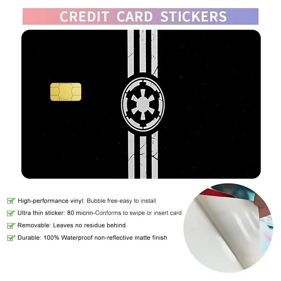 4er-Set wasserfeste Cartoon Aufkleber von Bilibili im Star Wars Design aus Vinyl - Bild 1