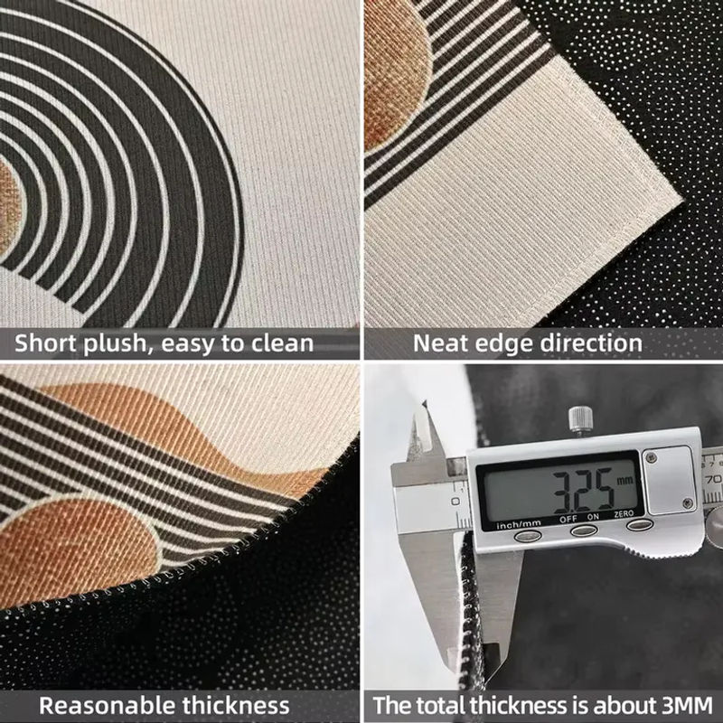 VIKAMA Vintage-Küchenteppich in Holzoptik, rutschfeste und verschleißfeste Matte in Braun für Küche und Schlafzimmer - Bild 4
