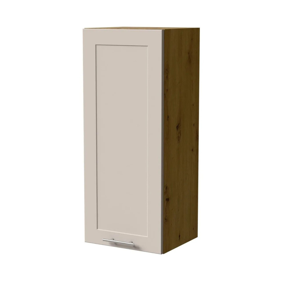 Feldmann-Wohnen Hängeschrank Oslo W4/40 in Eiche Artisan und Kaschmir Matt, B/T/H: 40 x 32,5 x 96 cm - Bild 2