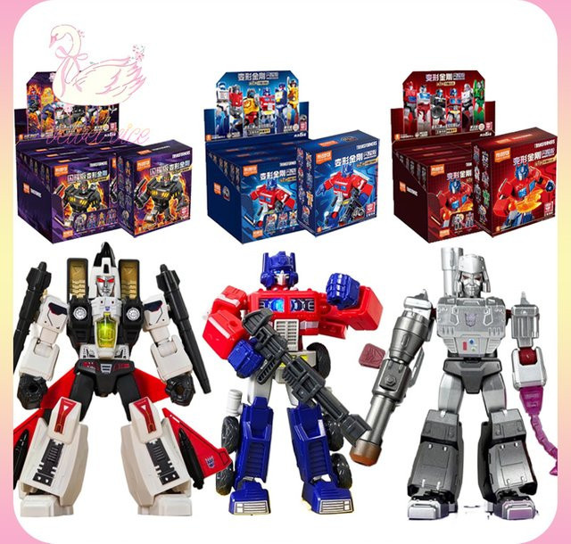 Blokees Transformers Bausteine Glänzende Version Blind Box Figurensammlung mit Megatron in Mehrfarbig - Bild 1