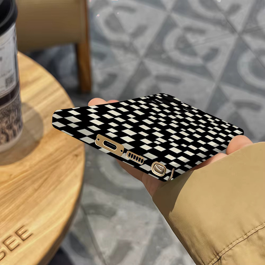 Stoßfeste Doppelschicht-Handyhülle mit klassischem Schachbrettmuster für Samsung Galaxy S26 S25 S24 S23 Ultra Plus - Bild 6