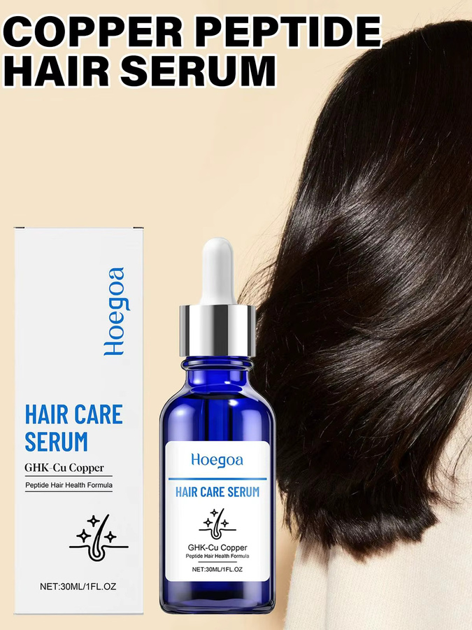 HOEGOA Kupferpeptid-Haarwachstumsserum, Peptide, strapaziertes Haar, Unisex - Bild 4