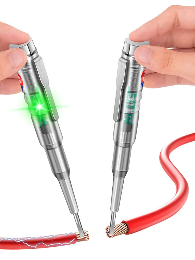 ANENG B14 Universal Spannungsprüfer 24-250V mit Licht- und Tonalarm als induzierter Elektroschraubendreher-Sonde - Bild 5