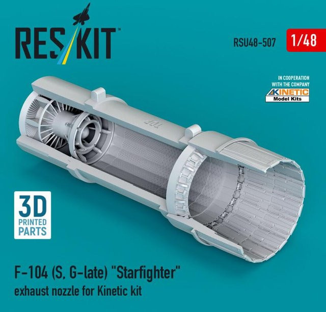 ResKit Models F-104 Starfighter Exhaust Nozzle, 3D Printed - Bild 1