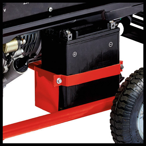 Einhell Benzin-Stromerzeuger TC-PG 65/E5 in Rot mit 4-Takt-Motor und 25 l Tank - Bild 3