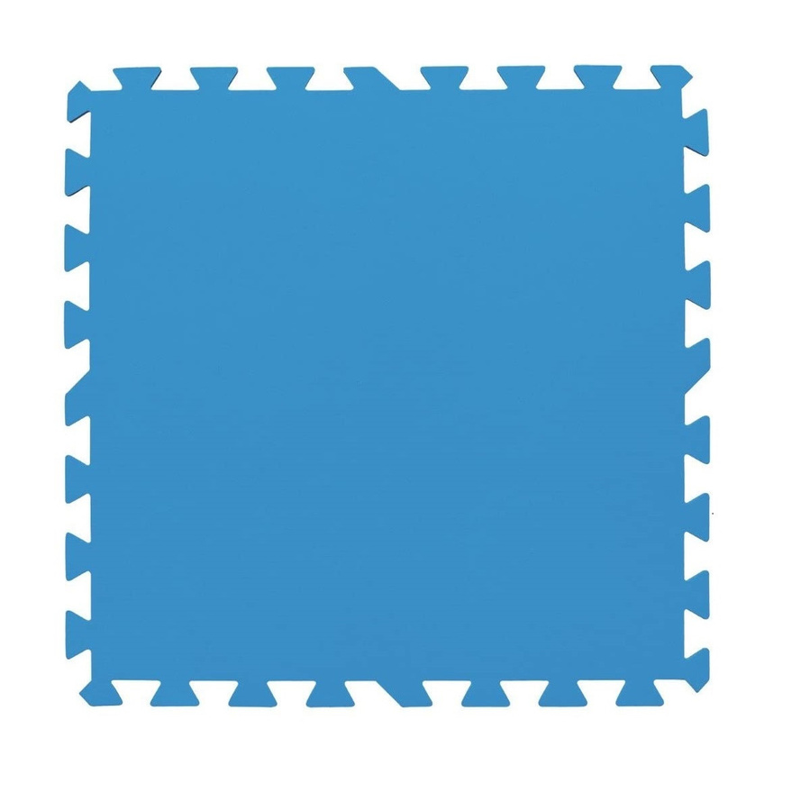Bestway Flowclear Pool-Bodenschutzfliesen-Set, 9 Stück, blau, B/T: 50 x 50 cm - Bild 1