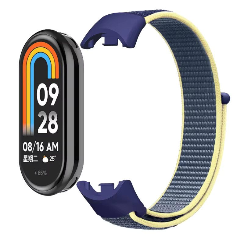 Xiaomi Uhrenarmband Nylon, Schleife, Xiaomi Mi Band 10 9 8 - Bild 4