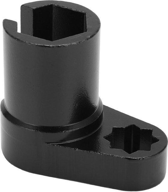 Igeteck Versetzter Sauerstoffsensorschlüssel 22mm aus Chrom-Vanadium-Stahl in Grau/Schwarz - Bild 1