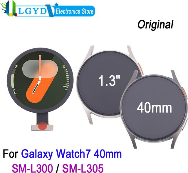 Samsung Super AMOLED Display Ersatzteil für Galaxy Watch 7 40mm SM-L300 SM-L305 mit 1,3 Zoll Touchscreen - Bild 1