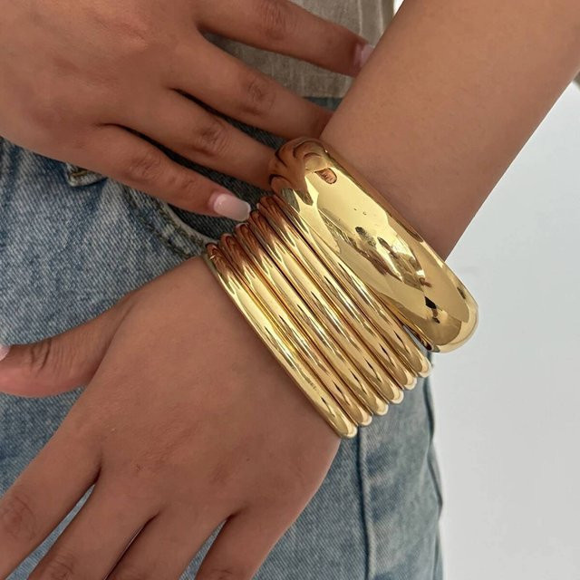 Salircon Armreif, Gold, Unisex - Bild 1
