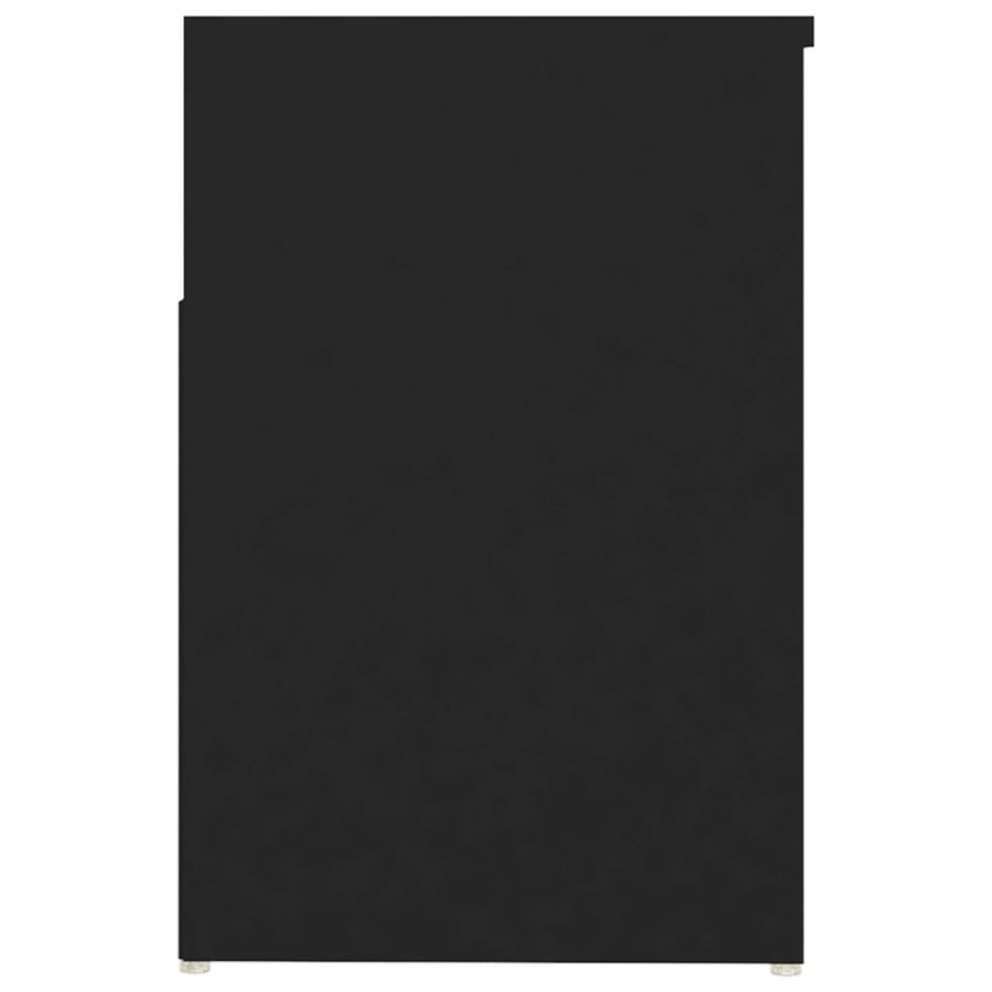 vidaXL Schuhbank mit Schuhablage Schwarz B/T/H: 80 x 30 x 45 cm - Bild 6