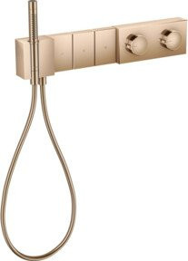 Hansgrohe Axor Edge UP Duschset mit Thermostat und 3 Strahlarten in Roségold - Bild 1