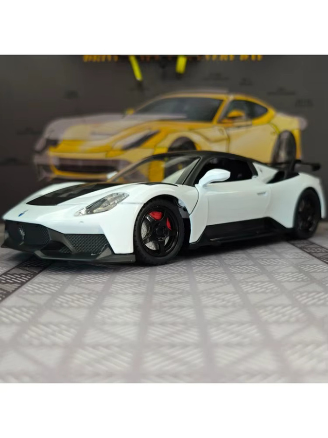 WELLY GT2 Supercar-Modell, Spielzeugfahrzeug, 1:24, Metall, mit Licht und Sound, Rückziehfunktion - Bild 3