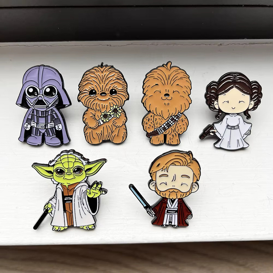 Star Wars Pin-Set, Metall, Bunt, Unisex - Bild 5