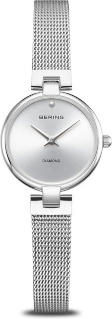 Bering Damenuhr, Quarz, Edelstahl, Silber, 24 mm, 3 ATM - Bild 1