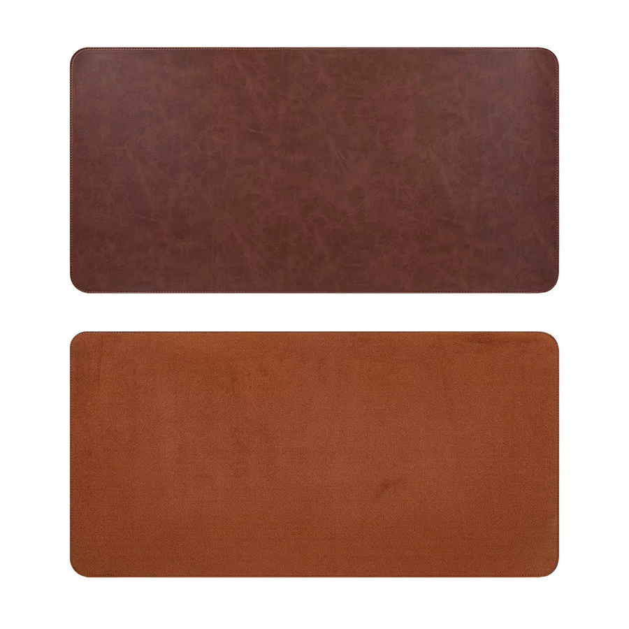 Schreibtisch-Deskpad aus Leder in Grün oder Braun mit einer Breite von 60 cm - Bild 5