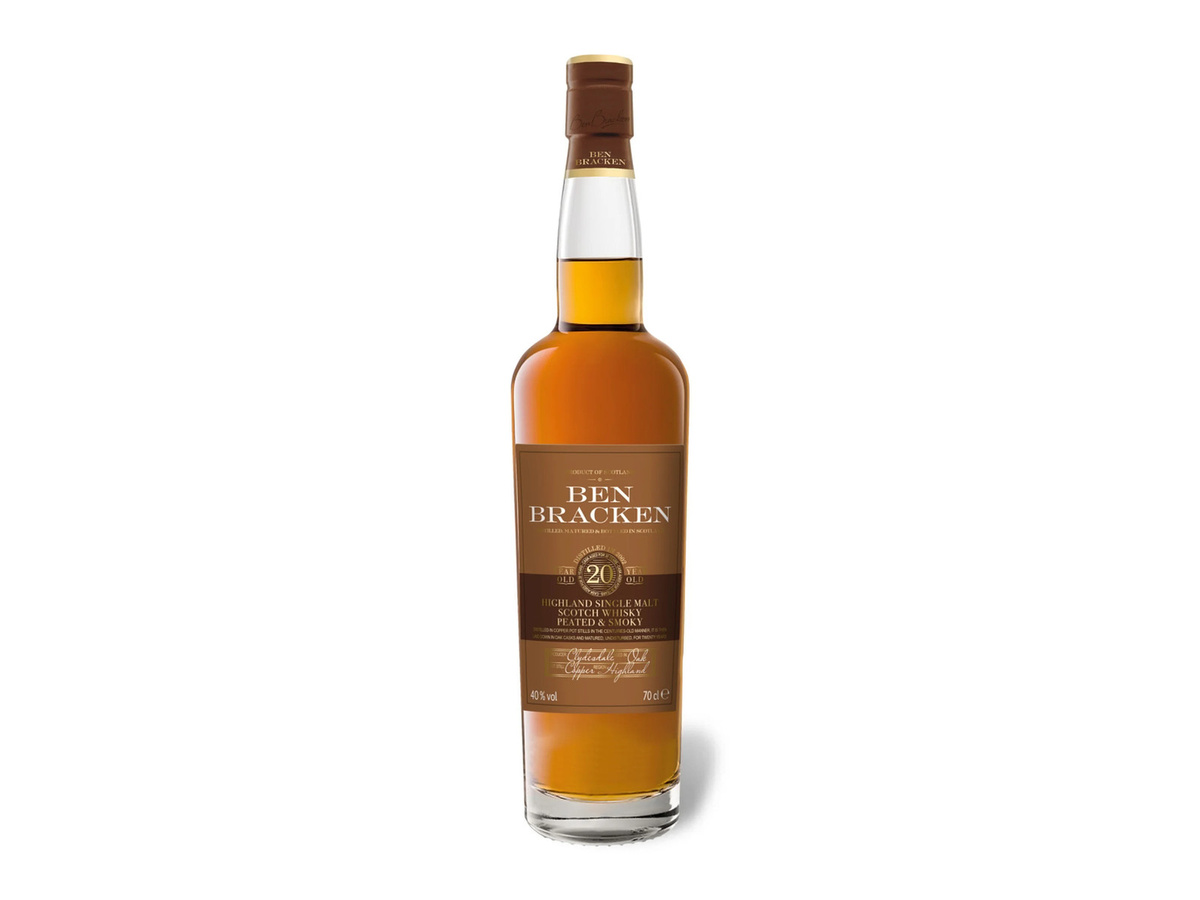 Ben Bracken Single Malt Scotch Whisky Highland Peated 20 Jahre 0,7 l - Bild 2