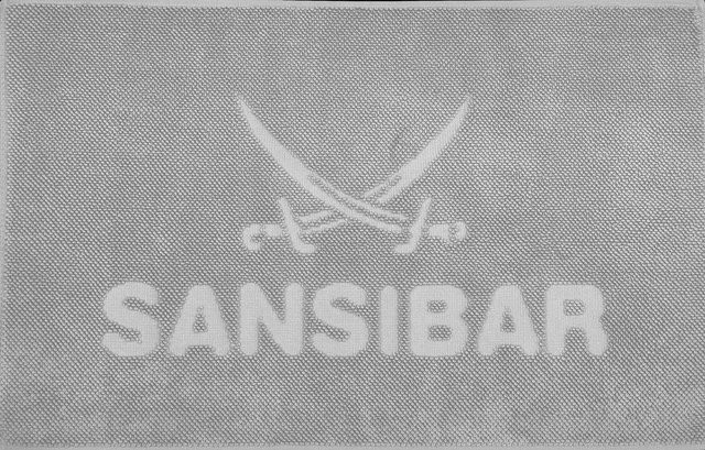 Badematte SANSIBAR PEBBLE aus Baumwolle in Grau, Anthrazit und Silber, B/T: 90 x 60 cm - Bild 1