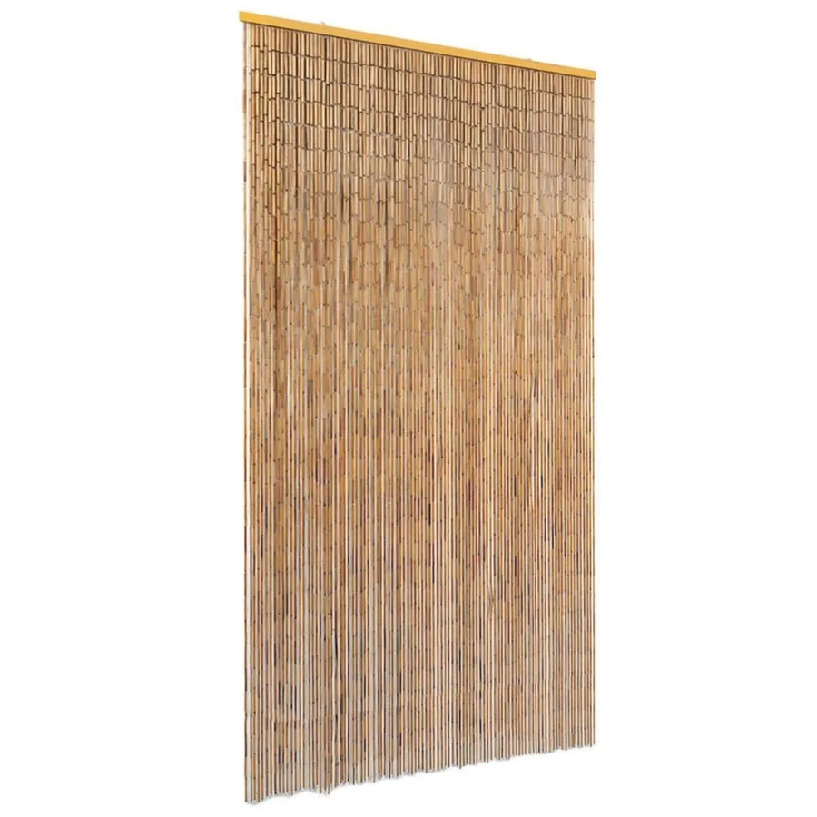 vidaXL Insektenschutz Türvorhang aus Bambus in Braun, B x H: 100 x 220 cm - Bild 2