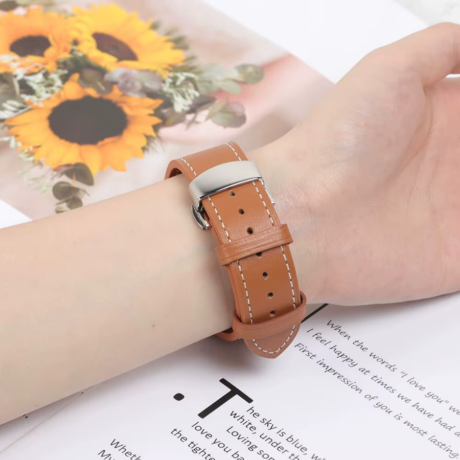 CHIICSMART Uhrenarmband Leder, Unisex - Bild 2
