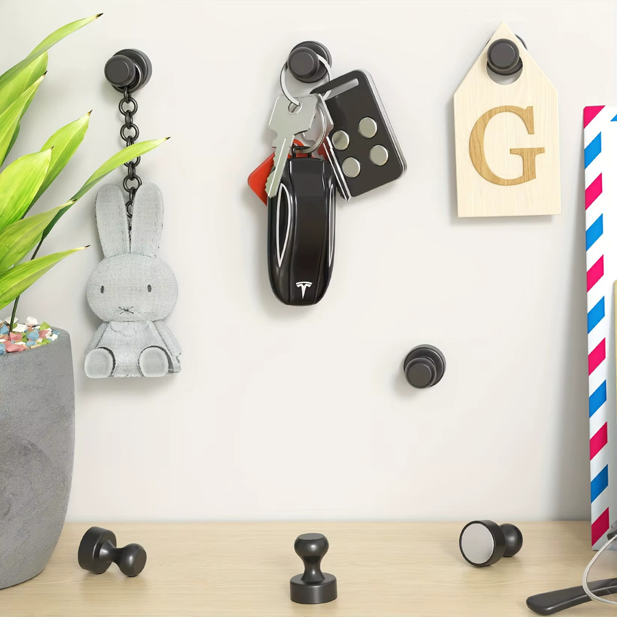 24 dekorative Magnet-Reißzwecken aus Metall für Whiteboard und Kühlschrank - Bild 3