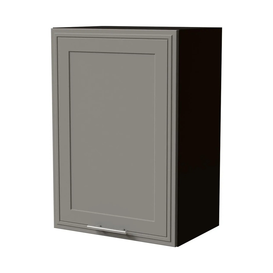 Feldmann-Wohnen Hängeschrank Salo W2/50 in Schwarz und Staubgrau Matt mit Kassettenoptik, B/T/H: 50 x 32,5 x 72 cm - Bild 2