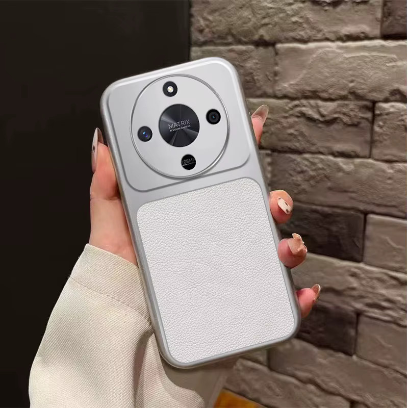 Premium PU-Lammleder Handyhülle für Huawei Honor X9D Magic8 Lite Magic 8 Lite X70 in Silber, Weiß und Schwarz - Bild 3