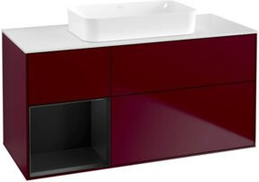 V&B Waschtischunterschrank Finion in Blau Matt, B/T: 120 x 60 cm - Bild 1