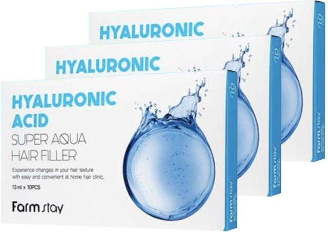 FARM STAY Hyaluronsäure Haarfüller Creme, 3 Stück, für trockenes und strapaziertes Haar - Bild 1