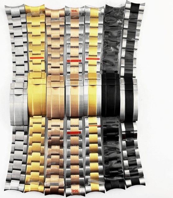 RICHUS Uhrenarmband Edelstahl, Bicolor, 20 mm, Unisex - Bild 1