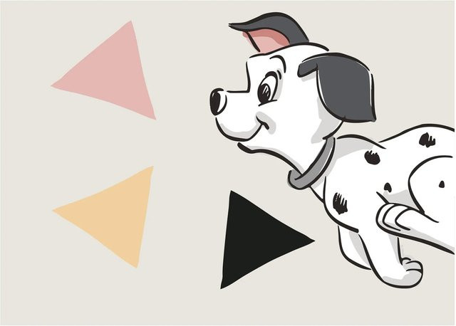 Komar Wandbild Dalmatian Landscape Paper Poster Multicolour B: 40 cm, H: 30 cm - Bild 1