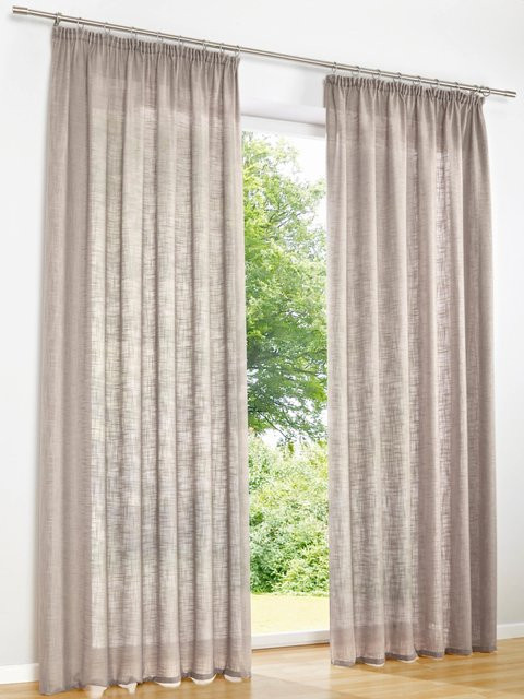 Heine Home Dekostore semi-transparent in Beige aus 100% Polyester - Bild 1