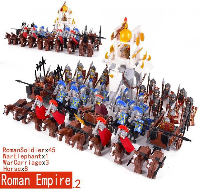 Mittelalter Römisches Reich Spartanischer Kreuzfahrer Mini Mittelalterlicher Soldat Figuren Modell Bausteine - Bild 1