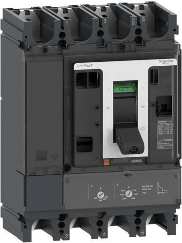 Schneider Electric MCB Leistungsschalter C63S4TM600D Grau - Bild 1