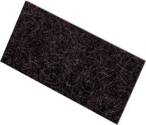 Hartfilzauflage Industrial Quality Supplies schwarz B: 28,0 cm, T: 14,0 cm, H: 1,0 cm - Bild 1