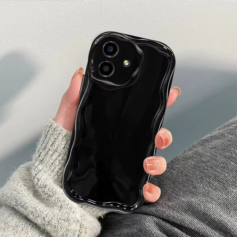 EUCAGR Handyhülle für Samsung Galaxy A07/F07/M07 4G, TPU Wave Soft Case Cover für SM-A075B und SM-A075F/DS - Bild 2