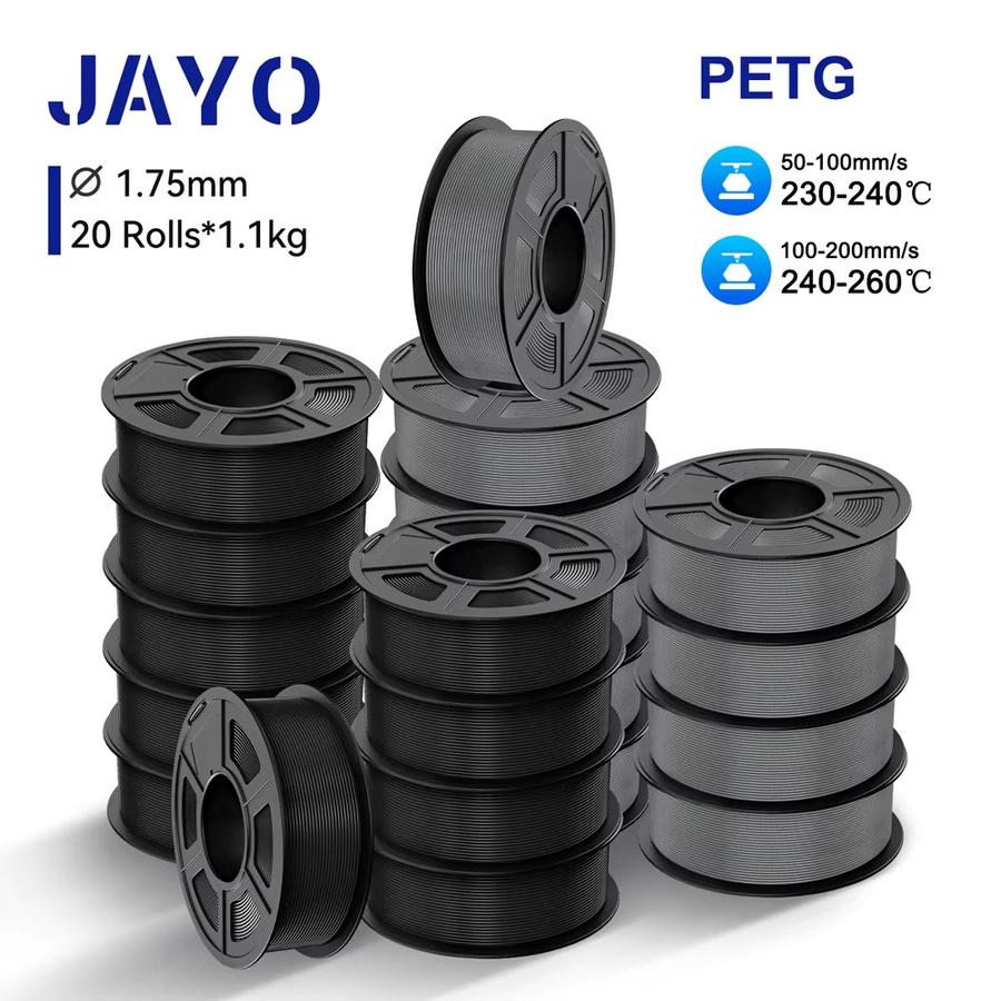 JAYO 3D-Drucker-Filament Set aus PLA Plus und PETG, 20 Rollen, Durchmesser: 1,75 mm, geeignet für FDM-Drucker - Bild 6