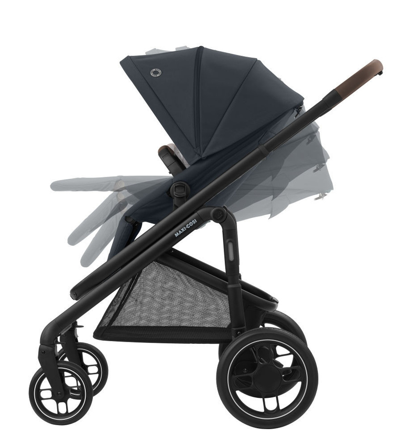 Maxi-Cosi Plaza Plus 3in1 Kinderwagen Kombi mit Babywanne und Sportsitz in Essential Graphite - Bild 2