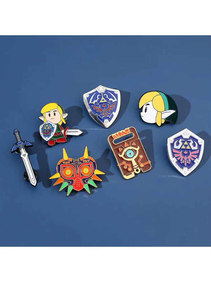 Bandai Legend of Zelda Metall-Abzeichen, Zubehör - Bild 4