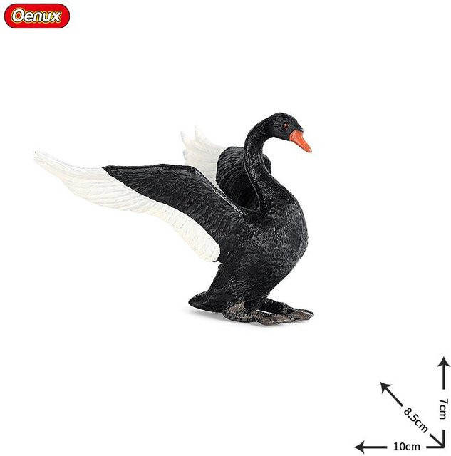 Oenux Geflügelmodell Simulation Gans Schwan Gänseküken Entenherde, Spielfiguren, ab 3 Jahre - Bild 1