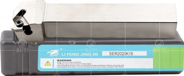 DESKAR Werkzeughalter für Außengewinde T-Typ SER SEL1212K16/1616H16/2020K16 in Weiß und Silber - Bild 1